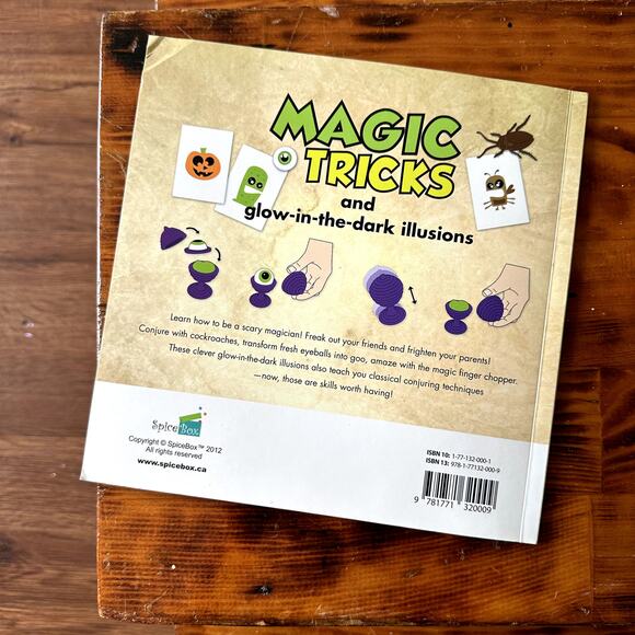 Creepy Magic Tricks & Glow-In-The-Dark Illusions Paperback Book - Picture 6 of 7